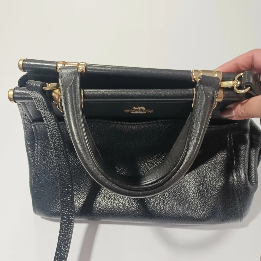 Coach Grace Black Leather Bag - Picture 3 of 13